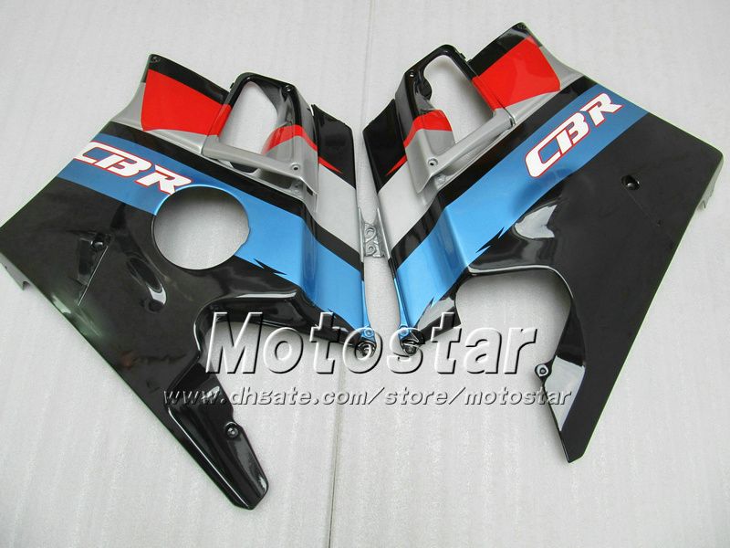 Kit carenatura ABS argento rosso HONDA cbr 600 f2 1991 1992 1993 1994 CBR600 F2 91 92 94 Carene CBR 600F2 # H2172