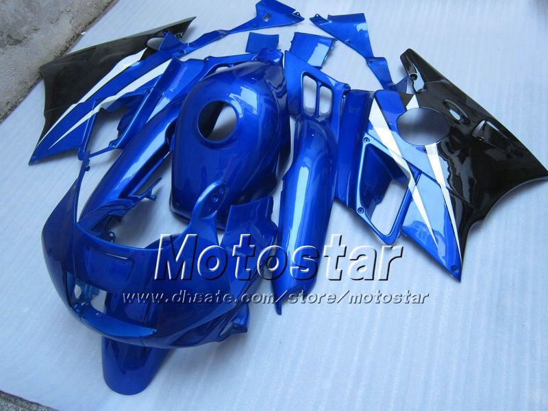 Carenados de motos para HONDA CBR600 F2 91 92 93 94 CBR600F2 1991 1992 1993 1994 CBR 600 carenados personalizados azul brillante conjunto UU30