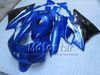 Carénages de moto pour HONDA CBR600 F2 91 92 93 94 CBR600F2 1991 1992 1993 1994 CBR 600 ensemble de carénages personnalisés bleu brillant UU30