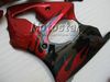 carenagem kit Black Red PARA Kawasaki 2005 2006 2007 2008 ZZR600 05-08 ZZR 600 05 06 07 08 injeção Road Race carenagens chineses