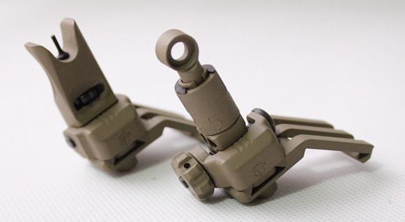 

Drss KAC 45 Degree Offset Rail Mounted Micro Folding Sights Dark Earth (BK)