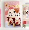 Papelaria bonito Choo gato pacote de etiqueta Ver diário ponto de adesivo 8 Pçs / set --- Projeto rosa 15 Sets / lote