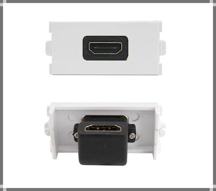 HDMI FEMALE SOCKET MODULE/MODULAR WALL FACE PLATE OUTLET RIGHT ANGLE 90