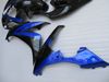 Carenatura blu nera per YAMAHA 2004 2005 2006 R1 YZFR1 04 05 06 Kit carenatura completa YZF-R1 Regalo gratuito