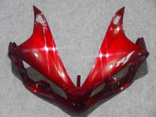 Kit complet de carénage ABS rouge brillant pour 2007 2008 YZF R1 YZFR1 07 08 YZF-R1 + cadeau gratuit