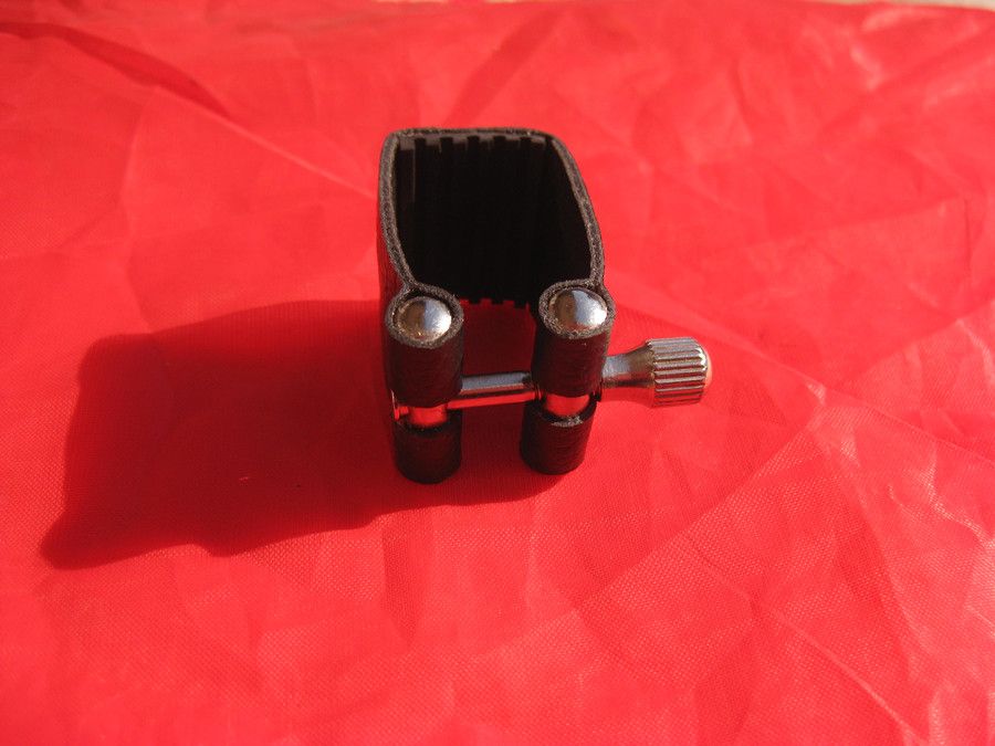 Black Leather Ligature, Eb Alto Sax And . High Quality