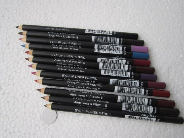 Бесплатная доставка макияж карандаш для бровей глаз / карандаш для губ карандаш 1.5 г 12 цветов 12 шт.