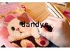 편지지 귀여운 Choo 고양이 스티커 팩 Ver 일기 점 스티커 8Pcs / Set --- 분홍색 디자인 15Sets / Lot