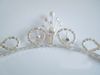 Nieuwsmode Clear en Red Rhinestones Crown Flower Grils Koppel Royal Crown Princess Crown FL191357804