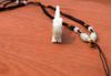 Chinese archaize carving, stereosaurus, natural jade white jade, amulet, necklace, pendant.