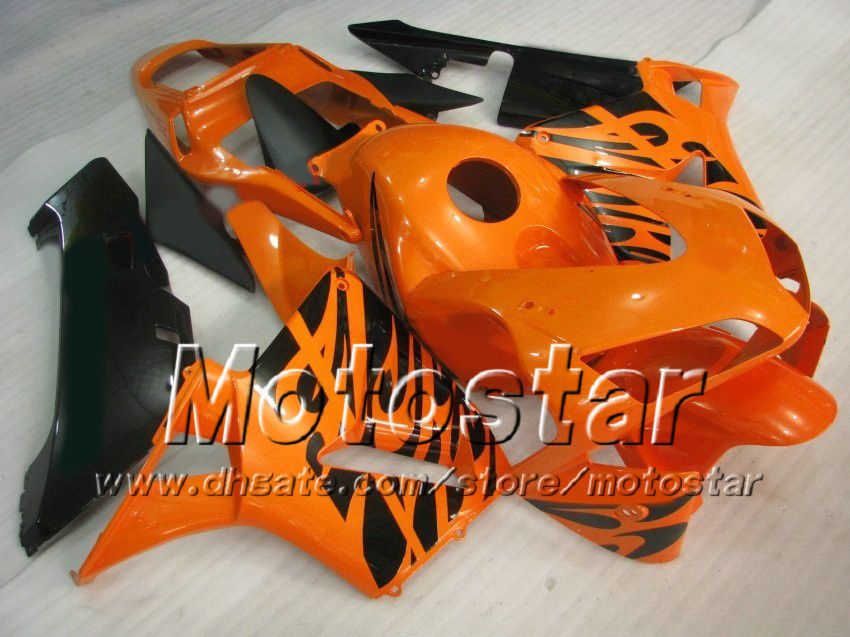 7 Gifts injection molding fairings set for HONDA CBR600RR F5 2003 2004 CBR 600 RR 03 04 orange black custom fairing kit ae35