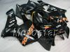 7 Gåvor Motorcykel Fairings för Honda CBR600RR F5 2005 2006 CBR 600 RR 05 06 Glänsande svart formsprutning ABS FAIRING AE64