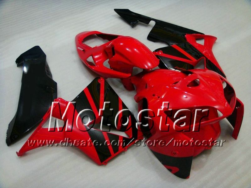 7Gifts Motorcykel Fairings Kit för Honda CBR600RR F5 2005 2006 CBR 600 RR 05 06 Glänsande röd svart formsprutning ABS FAIRING AE66