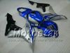7GIFTS حقن صب هيكل الجسم FALTINGS لهوندا CBR600RR F5 2007 2008 CBR 600 RR 07 08 Glossy Blue Silver Custom Fairing Kit AF14