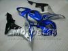 7 cadeaux carénages de carrosserie de moulage par injection pour HONDA CBR600RR F5 2007 2008 CBR 600 RR 07 08 kit de carénage personnalisé bleu brillant argent af14