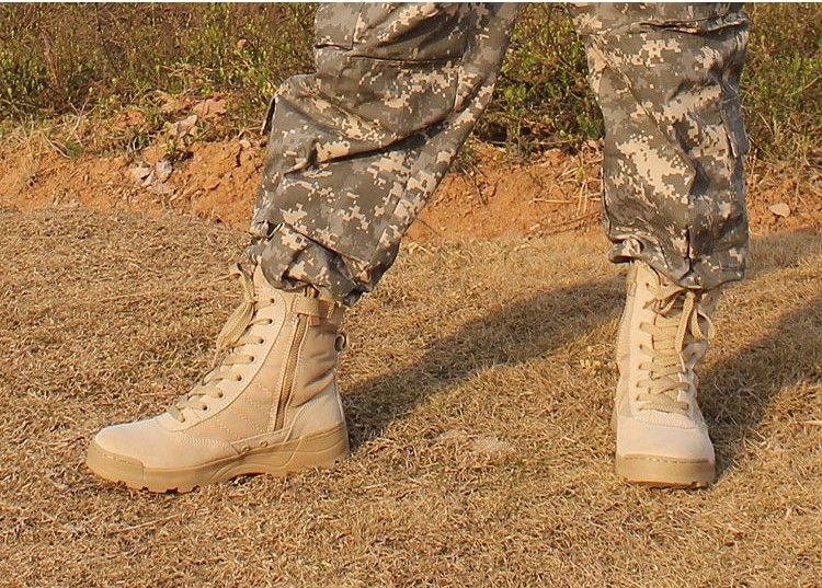 SWAT de las botas de combate botas del ejército de arena / especiales tácticos del