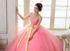 Fashion A-Line Ball Gown Sweetheart Beaded Appliques Floor-length Embroidery with Wraps Prom Dresses with Short Sleeve Jacket