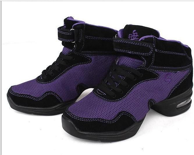 purple dance shoes