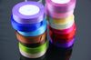 10 Rolls 34quot20mm Satin Ribbon Wedding Party Craft Sewing Decorations 1 Roll 25yds Mix Colors3502632
