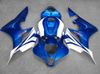 CBR600RR F5 2007 2008 CBR 600 RR 07 08 CBR600 600 RRのための青い白い射出成形フェアリングキット