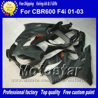Wholesale 7Gifts fairings bodywork for HONDA CBR600F4i CBR600 F4i CBR F4i flat black gray motorcycle fairing