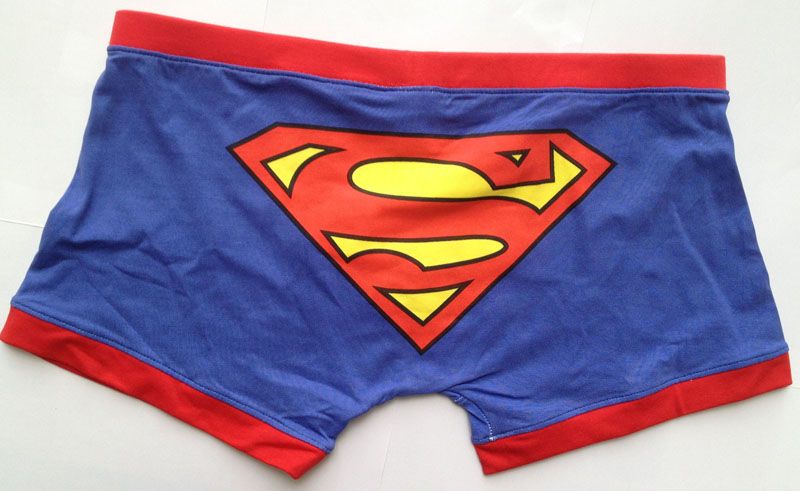 Superman boxer shorts Batman V Superman Dawn Of Justice Superman Boxer Shorts. Let the showdown begin! These % cotton boxers display an awesome version of Superman's shield. Bold colors and a great design have traditional styling, including a covered elastic waist a button fly.
