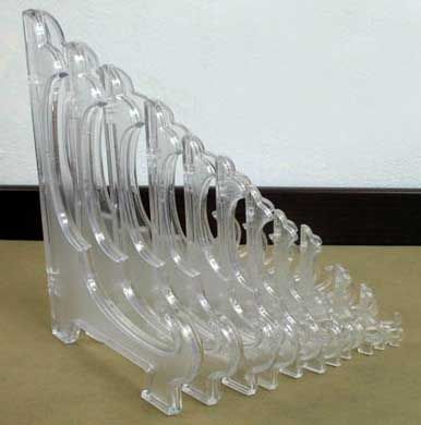 2018 9x Plate Display Stand Dish Rack Clear Plastic Dish Holder Dish ... 2018 9x Plate Display Stand Dish Rack Clear Plastic Dish Holder Dish ...