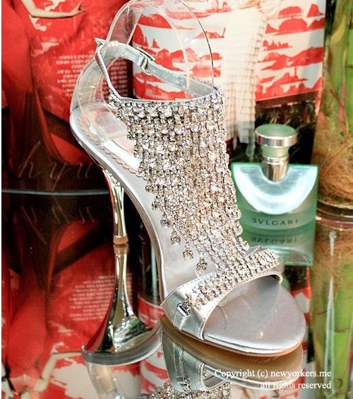 New Arrived Party chaussures de mariage dépassent coûteux argent eau poisson sandales de bouche tempérament reine chaussures à talons hauts Livraison gratuite