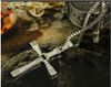 Gratis frakt Ny - Snabb och Furious Dominic Toretto's Cross Pendant Halsband Vin -Titanium Steel