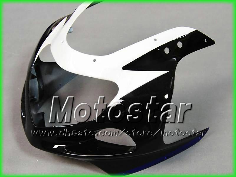 7 regalos carenados de motocicleta para SUZUKI GSXR 600 750 K1 2001 2002 2003 GSXR600 GSXR750 01 02 03 R600 R750 azul negro carenado aa13