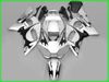 Silver/Black Fairings för 1998 1999 2000 2001 2002 YZF R6 YZFR6 YZFR 600 YZF-R6 98 99 00 01 02 FAIRING KITS