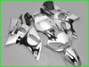 Silver/Black Fairings för 1998 1999 2000 2001 2002 YZF R6 YZFR6 YZFR 600 YZF-R6 98 99 00 01 02 FAIRING KITS