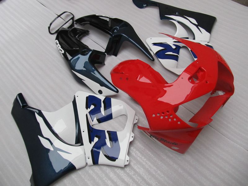 Kit carenature rosso blu Honda CBR900RR 919 CBR CBR919RR CBR919 1998 1999 98 99 kit carenatura set completo