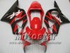 Custom Red Black Backings Kit voor HONDA CBR900RR 954 CBR CBR954RR CBR954 2002 2003 02 03 Motorfietskostenkits