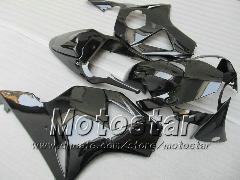 Komplett schwarz glänzendes ABS-Verkleidungsset für Honda CBR 900RR 954 CBR 900 RR CBR954RR CBR954 2002 2003 02 03 Verkleidungssets