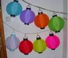 8 couleurs 10 "(25x25cm) ensemble de Noël lanternes solaires suspendues lumière de jardin extérieur 100 pièces EMS livraison gratuite