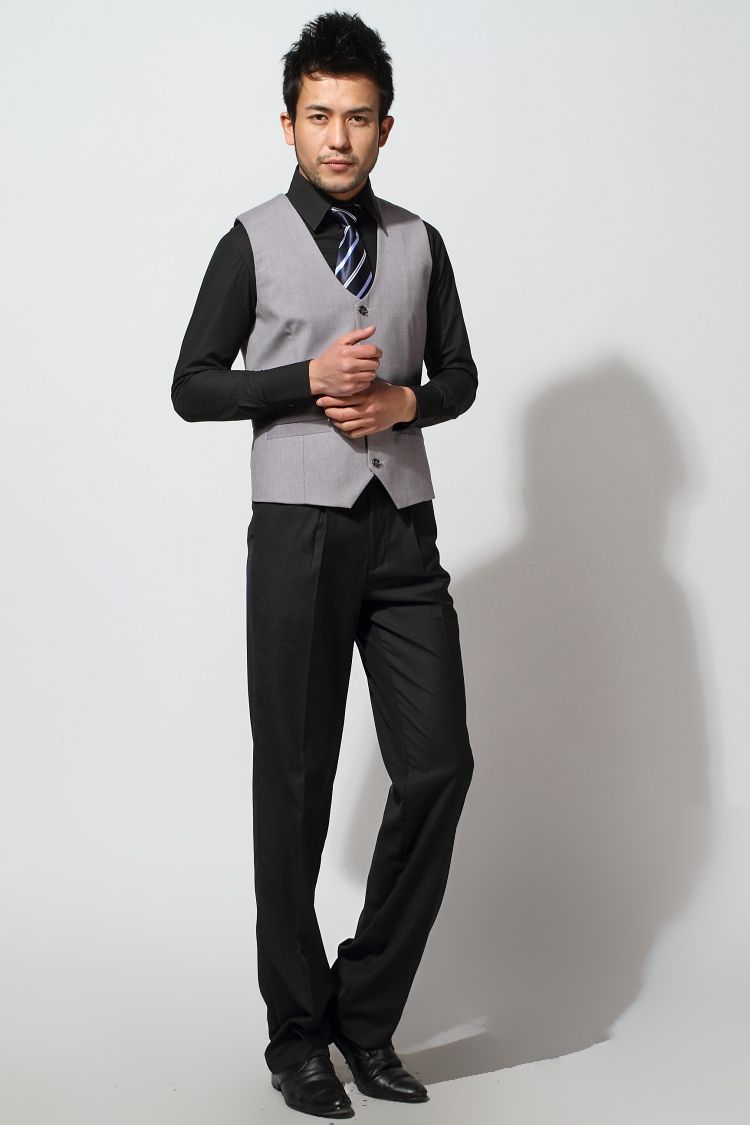 New Arrival!! Fashion Black Men Suits Vest,Bridegroom Vest Prom ...