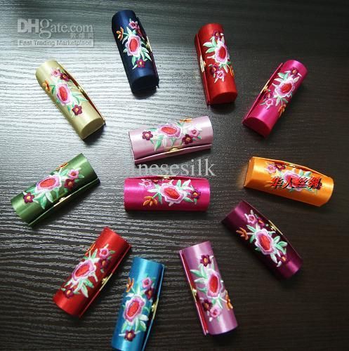 Empty Lipstick Tubes Packaging Lip Balm Tube Containers Embroidered Lip gloss Tubes 12pcs/lot Free