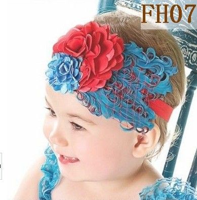 5 stks 10 kleur Baby Hoofddeksels Veer Bloem + 2 inch Elastische Hoofdband Kinderen Handgemaakte Haarlint