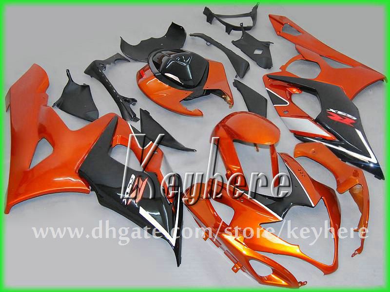 Kit de carénage ABS gratuit 7 cadeaux pour SUZUKI GSXR 1000 2005 2006 carénages GSX R 1000 05 06 K5 pièces de vente de corps rouge noir vente chaude G2k