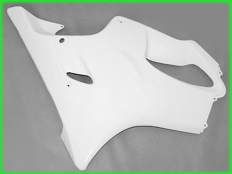 Enjeksiyon kalıbı Honda için tüm beyaz kaplama kiti 01 02 03 CBR600 F4I 2001 2002 2003 Fairings parçalarını özelleştir