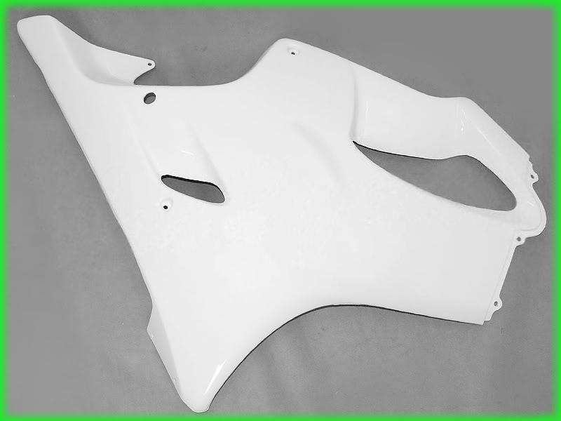 Injection mold all White Fairing kit for HONDA CBR600F4i 01 02 03 CBR600 F4i 2001 2002 2003 customize fairings parts