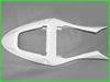 Injection mold all White Fairing kit for HONDA CBR600F4i 01 02 03 CBR600 F4i 2001 2002 2003 customize fairings parts