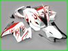 Darmowy statek Red Flame Fairing Zestaw dla Honda VFR800 Przechwytnik VFR800RR VFR 800 2002 - 2007 02 07 Zestawy owiewki