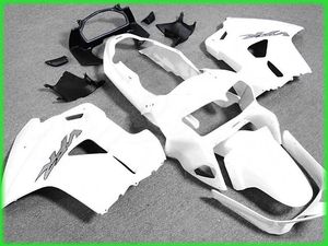 БЕСПЛАТНЫЙ корабль All White Fairing Kit для 1998 г. 1999 2000 2001 Honda VFR800RR Interceptor VFR800 VFR 800 98 01