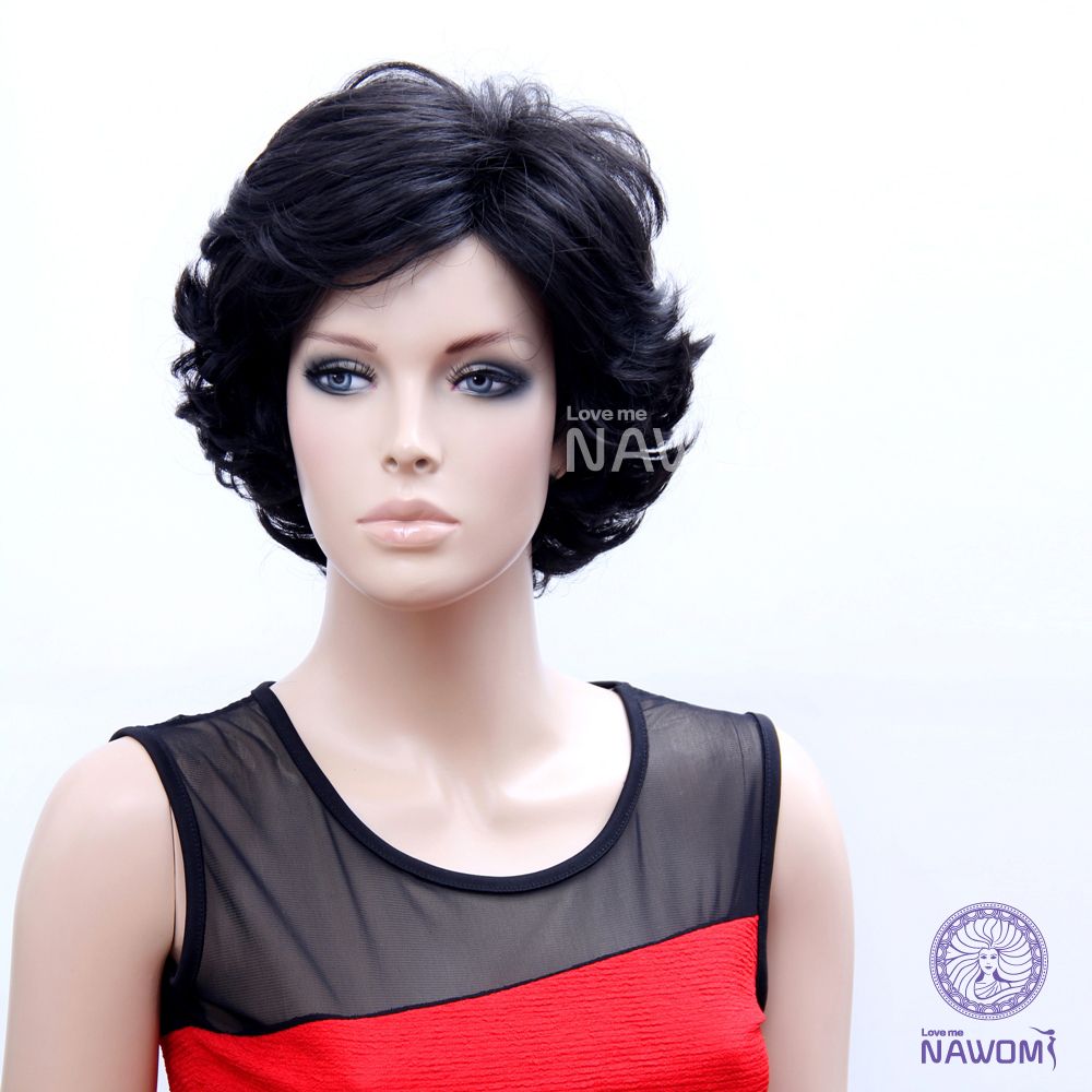 Black Wigs For Women Hair Weaves Short Wigs Natural Looking Wig