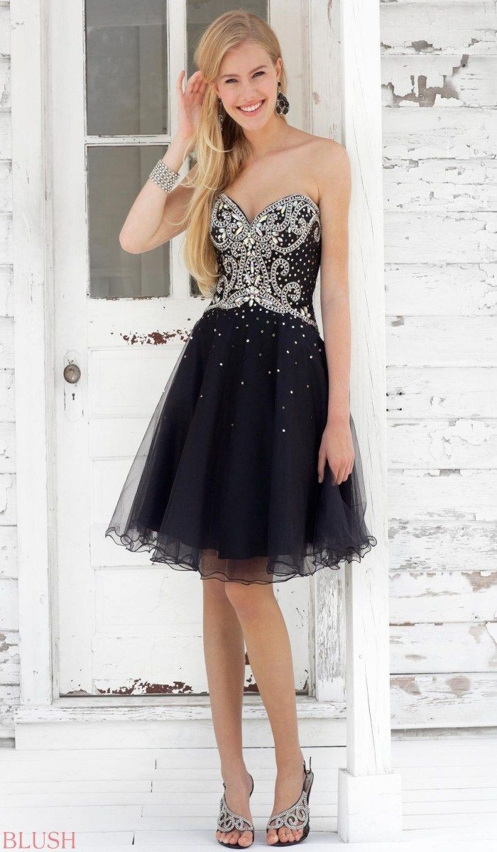 Western Style A Line Sweetheart Mini Short Organza Crystal Beading