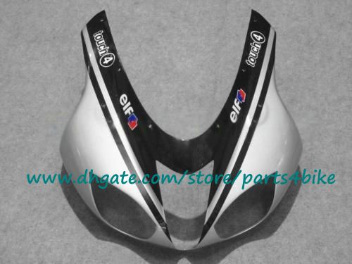 Siyah gümüş moto Fairings Kawasaki 2007 2008 Ninja ZX6R ABS kaporta kaporta kiti ZX-6R plastik vücut kitleri 07 08 ile 7 hediyeler