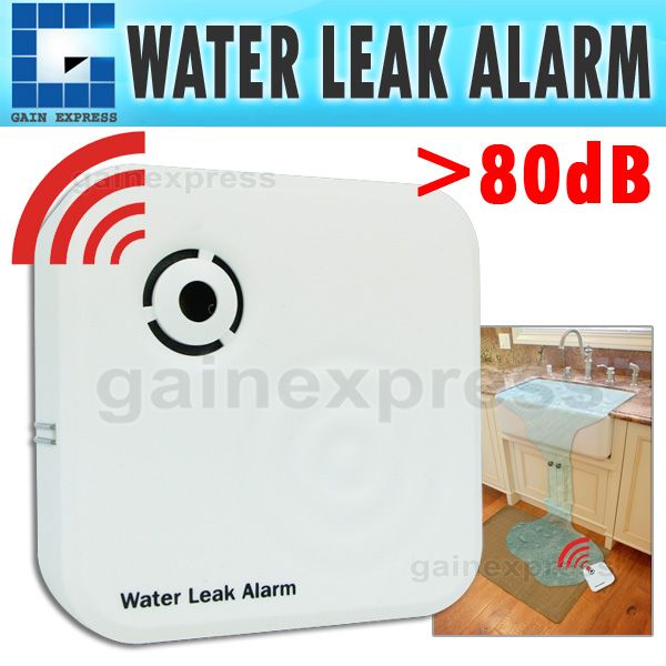 E04 020 Wireless Mini Water Leak Level Alarm &80dB Detector Sinks