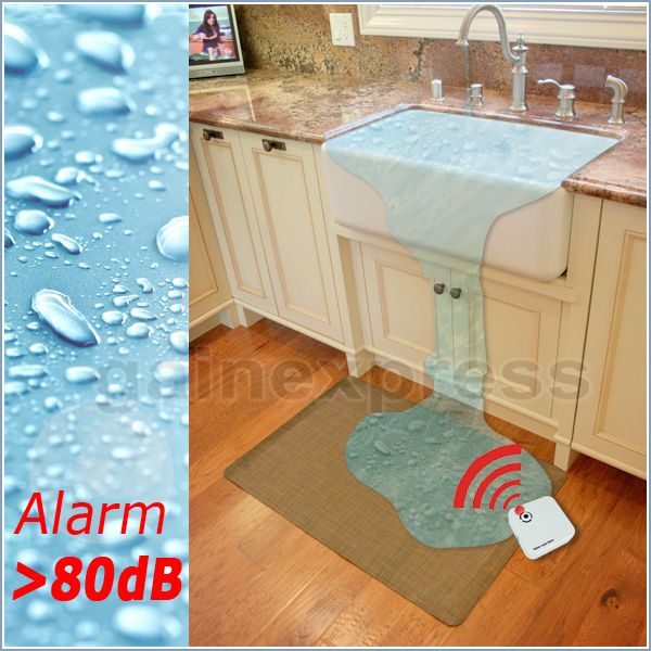E04 020 Wireless Mini Water Leak Level Alarm &80dB Detector Sinks